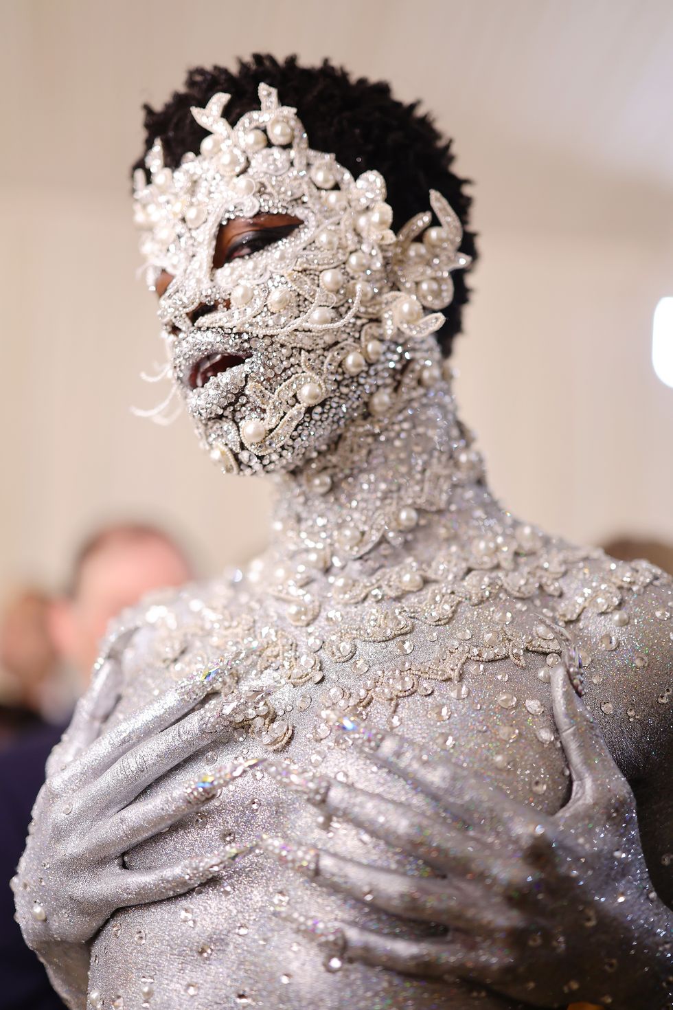 new york, new york may 01 lil nas x attends the 2023 met gala celebrating karl lagerfeld a line of beauty at the metropolitan museum of art on may 01, 2023 in new york city photo by matt winkelmeyermg23getty images for the met museumvogue