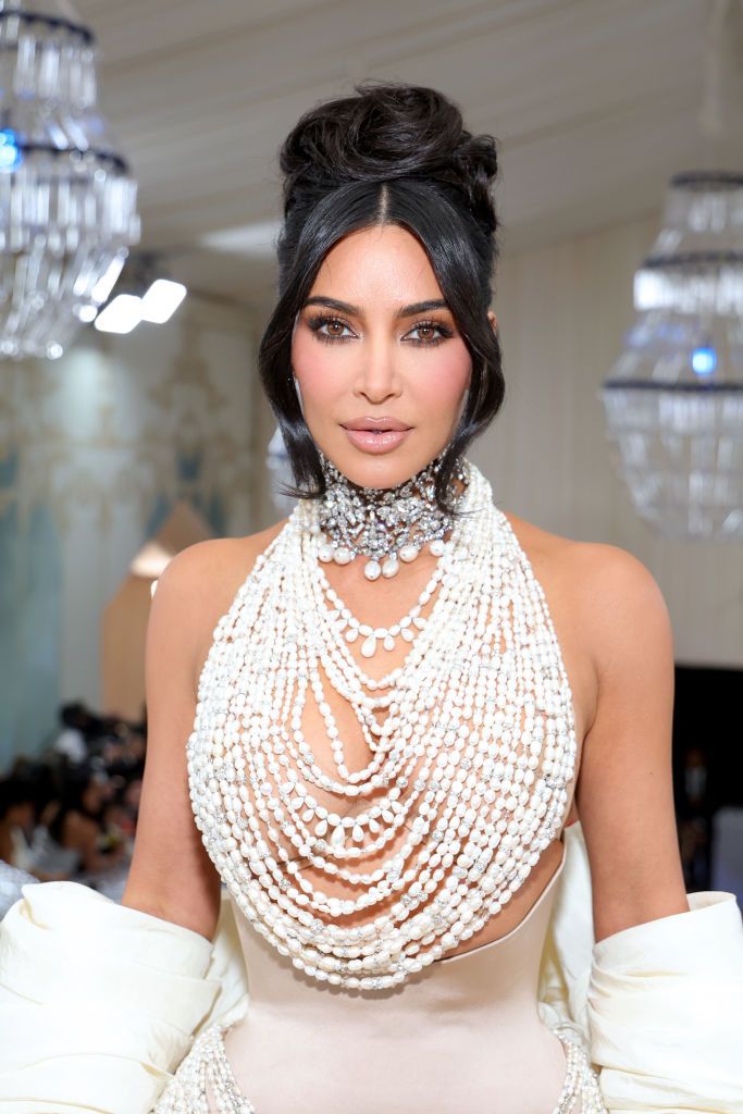 new york, new york may 01 kim kardashian attends the 2023 met gala celebrating karl lagerfeld a line of beauty at the metropolitan museum of art on may 01, 2023 in new york city photo by kevin mazurmg23getty images for the met museumvogue