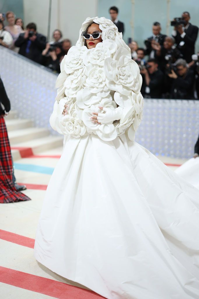 Rihanna Wore an Artful Interpretation of Bridal Wear to the 2023 Met Gala