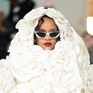 new york, new york may 01 rihanna attends the 2023 met gala celebrating karl lagerfeld a line of beauty at the metropolitan museum of art on may 01, 2023 in new york city photo by dimitrios kambourisgetty images for the met museumvogue