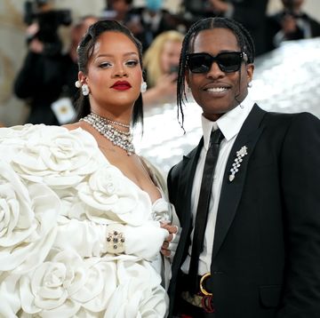 new york, new york may 01 rihanna and a$ap rocky attend the 2023 met gala celebrating karl lagerfeld a line of beauty at metropolitan museum of art on may 01, 2023 in new york city photo by jeff kravitzfilmmagic