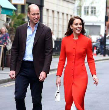 london, england may 04 catherine, princess of wales and prince william, prince of wales arrive for a visit to the dog duck pub during a visit to soho ahead of the coronation of prince charles iii on may 04, 2023 in london, england photo by chris jacksongetty images