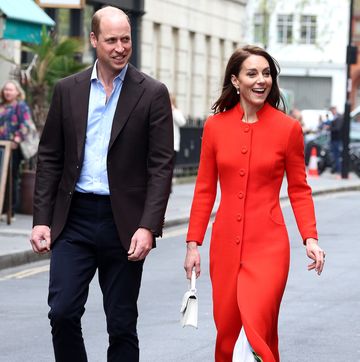 london, england may 04 catherine, princess of wales and prince william, prince of wales arrive for a visit to the dog duck pub during a visit to soho ahead of the coronation of prince charles iii on may 04, 2023 in london, england photo by chris jacksongetty images