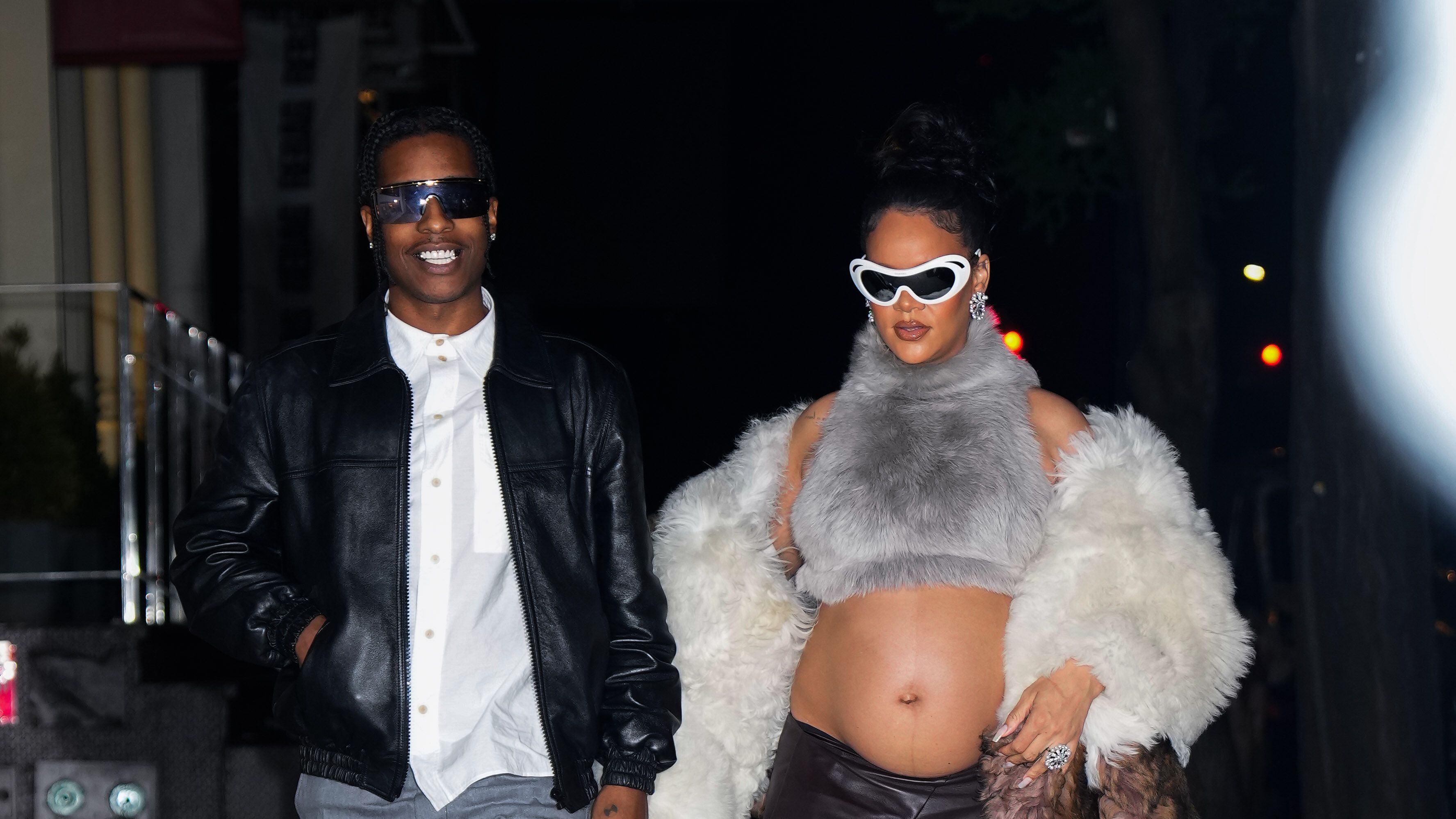 Pregnant Rihanna Keeps It Cool on LA Shopping Outing with A$AP Rocky