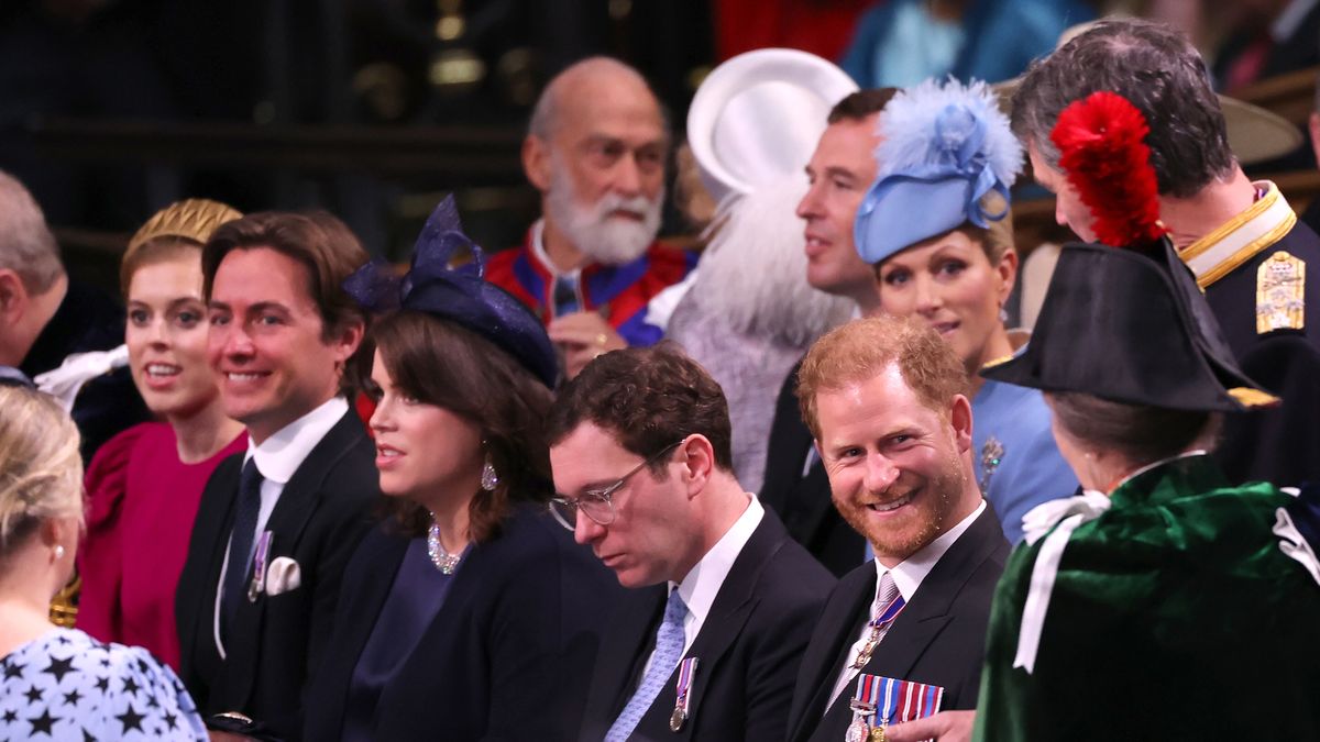 Prince Harry's Coronation Seating Third Row, Distance From Kate and