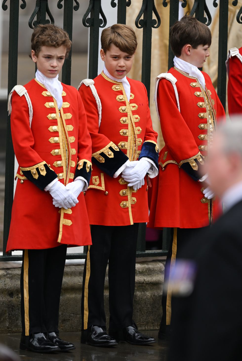 prince george as a page of honour