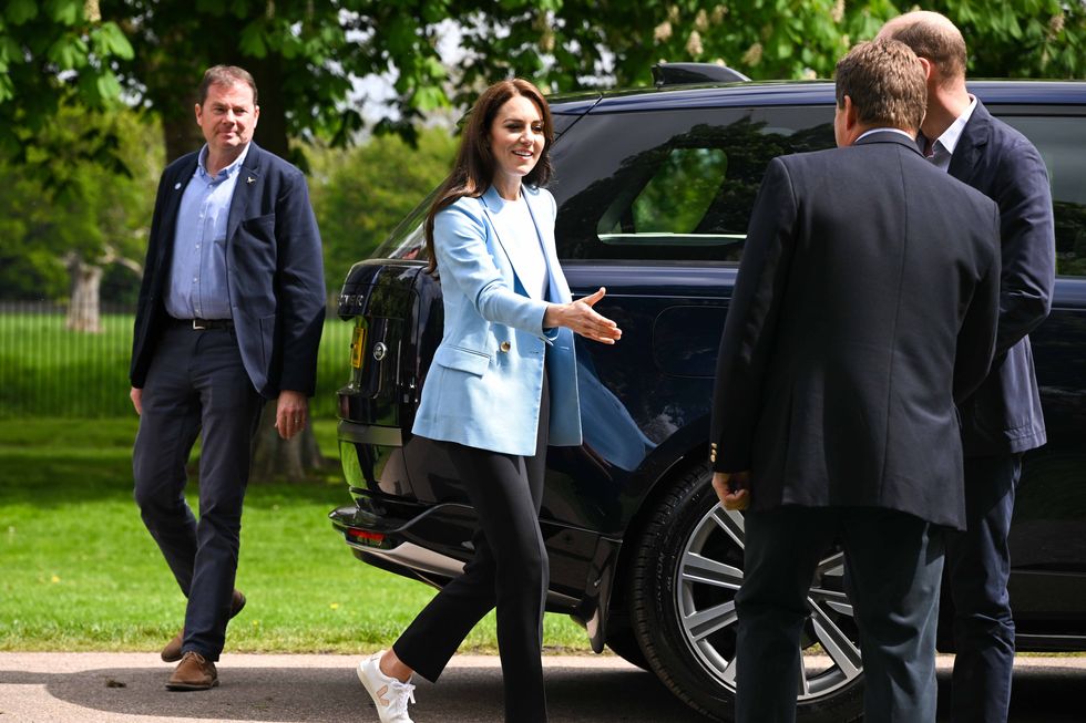 Kate Middleton Wore a Casual Blue Blazer on Day 2 of Coronation ...