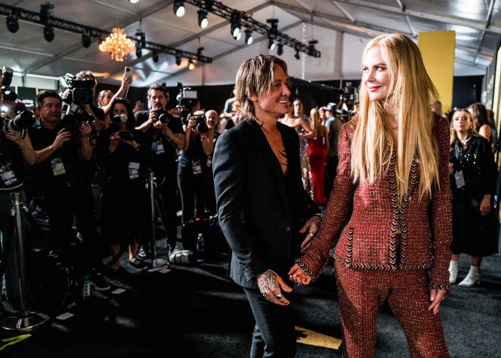frisco, texas may 11 l r keith urban and nicole kidman attend the 58th academy of country music awards at the ford center at the star on may 11, 2023 in frisco, texas photo by john shearergetty images for acm