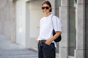 white tee