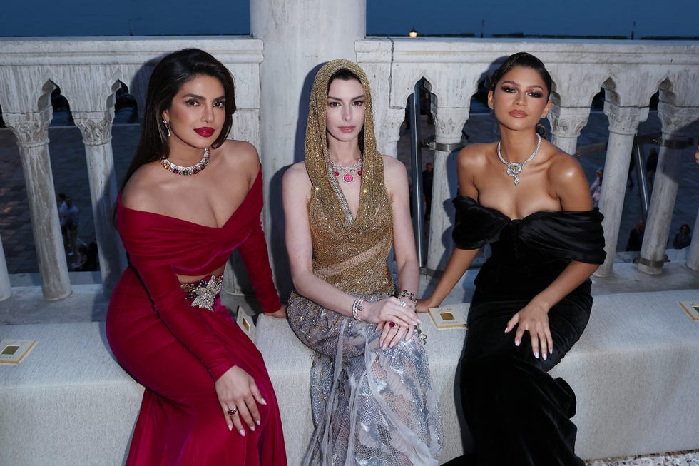 lisa, priyanka chopra, anne hathaway, and zendaya