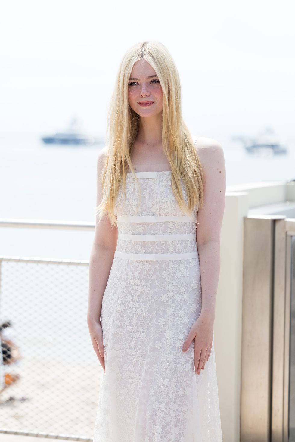 cannes, france may 18 elle fanning is seen at hotel martinez during the 76th cannes film festival on may 18, 2023 in cannes, france photo by jacopo raulegc images