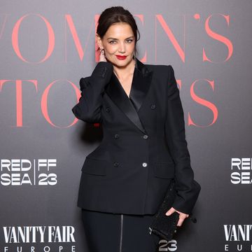 cap dantibes, france may 18 katie holmes attends the red sea international film festivals womens stories gala in partnership with vanity fair europe on may 18, 2023 in cap dantibes, france photo by daniele venturelligetty images for red sea iff