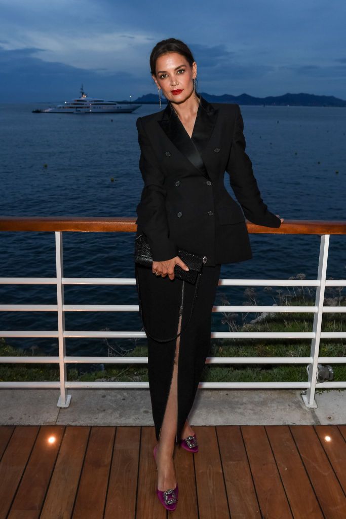 Fans Say Katie Holmes Looked Magnificent Wearing a Stunning Pantsuit at  Cannes