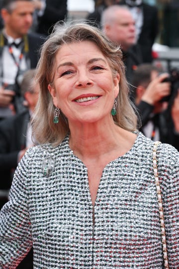 cannes, france may 20 caroline of monaco attends the killers of the flower moon red carpet during the 76th annual cannes film festival at palais des festivals on may 20, 2023 in cannes, france photo by stephane cardinale corbiscorbis via getty images