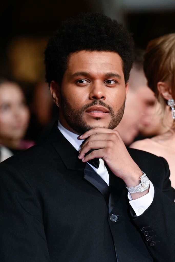cannes, france may 22 abel “the weeknd” tesfaye attends the the idol red carpet during the 76th annual cannes film festival at palais des festivals on may 22, 2023 in cannes, france photo by stephane cardinale corbiscorbis via getty images