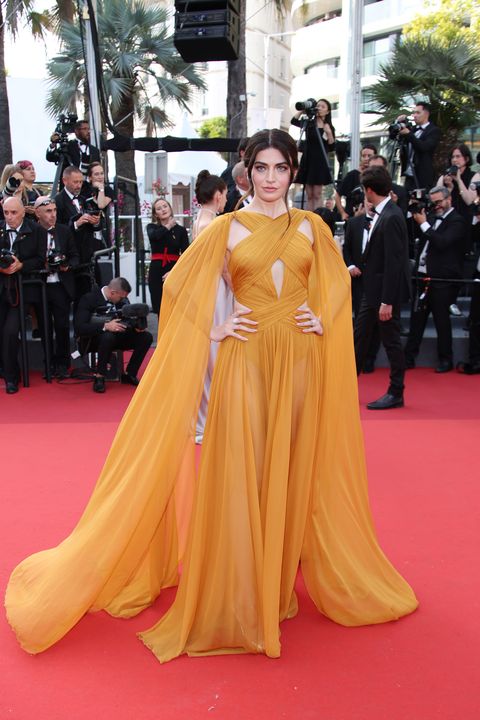 cannes, france may 26 flora dalle vacche attends the the old oak red carpet during the 76th annual cannes film festival at palais des festivals on may 26, 2023 in cannes, france photo by daniele venturelliwireimage