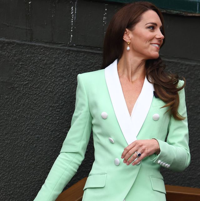 london, england july 04 catherine, princess of wales arrives to attend day two of the wimbledon tennis championships at all england lawn tennis and croquet club on july 4, 2023 in london, england photo by hannah mckay poolgetty images