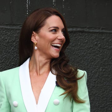 london, england july 04 catherine, princess of wales arrives to attend day two of the wimbledon tennis championships at all england lawn tennis and croquet club on july 4, 2023 in london, england photo by hannah mckay poolgetty images