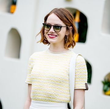 jersey city, new jersey june 03 emma stone attends the 2023 veuve clicquot polo classic at liberty state park on june 03, 2023 in jersey city, new jersey photo by roy rochlingetty images