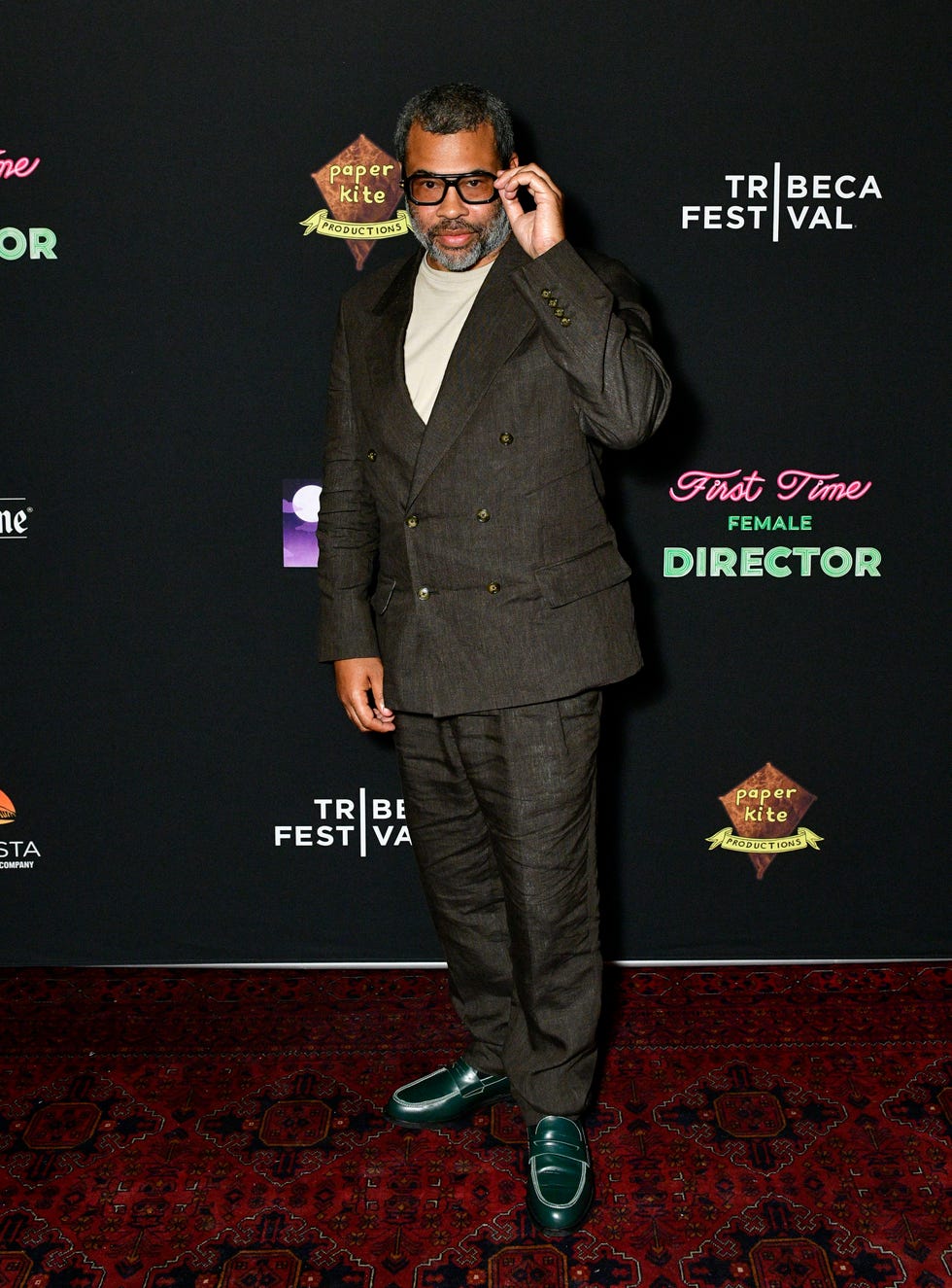 NEW YORK, NEW YORK JUNE 12 Jordan Peele attends the Tribeca Music Festival Premiere Party for the first time as a female director at the Bowery Hotel on June 12, 2023 in New York City Photo by eugene gologurskygetty Tribeca Music Festival 2023 picture