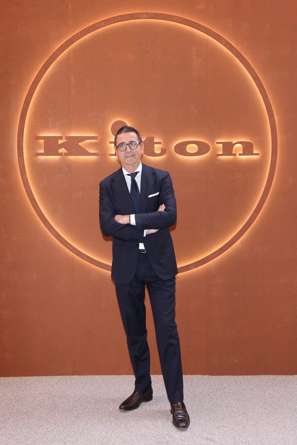 Milano, Italia, 17 giugno: Antonio De Matteis partecipa al photocall prima della presentazione della collezione uomo Kiton SS24 durante la sfilata di moda uomo Milano Primavera/Estate 2024 a Palazzo Clerici, il 17 giugno 2023 a Milano, Italia. (Foto di Stefania M. D'Alessandro/Getty Images per Kiton)