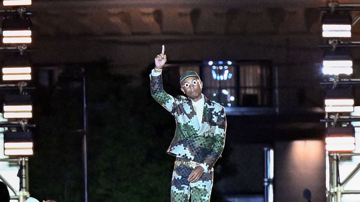 Pharrell Williams takes over Paris for fashion debut
