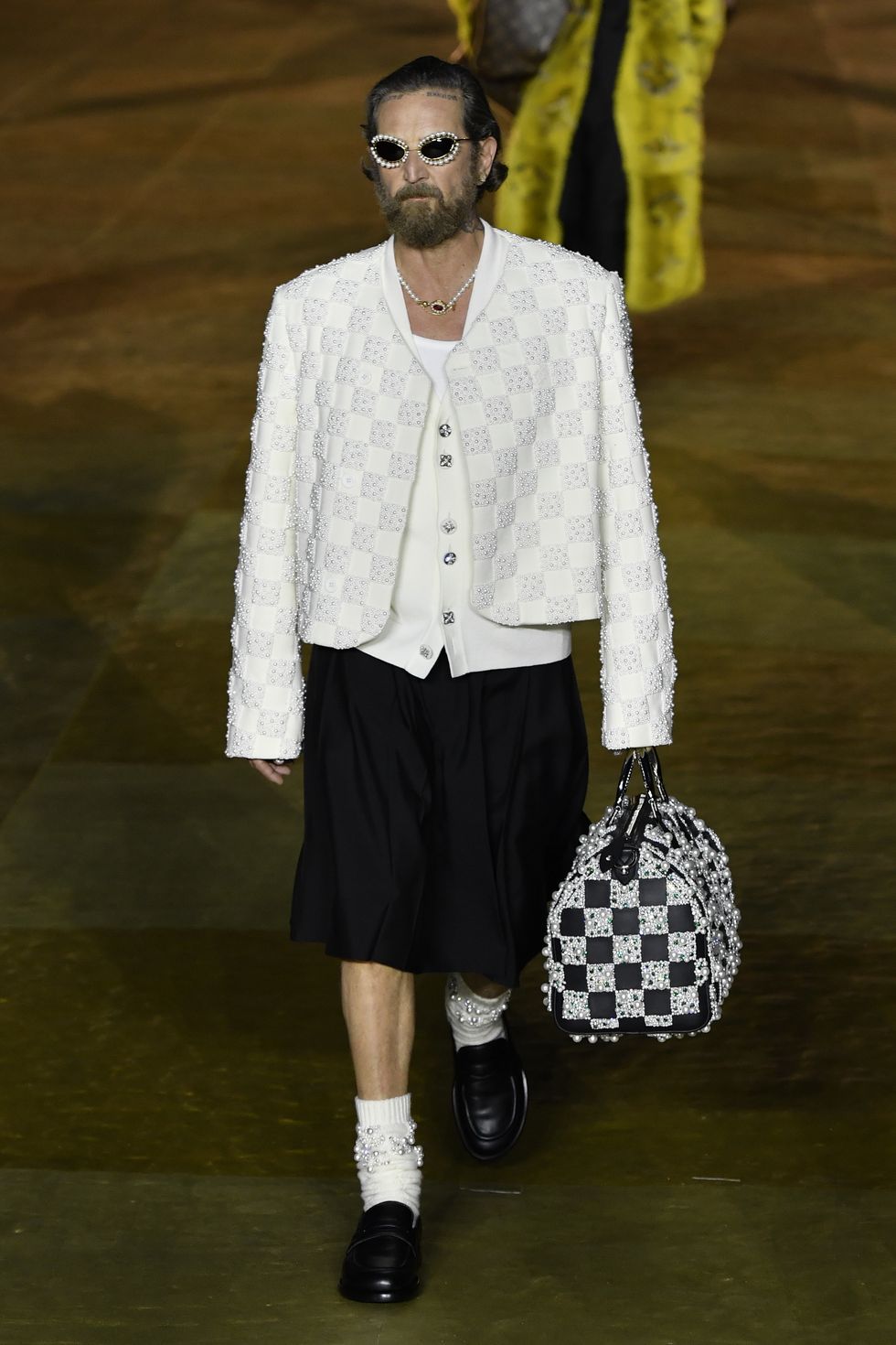 Celebrities at the Louis Vuitton Spring 2024 Menswear Runway Show