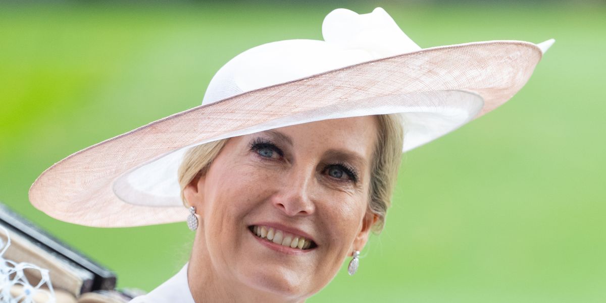 Duchess of Edinburgh looks chic in a white dress at Royal Ascot