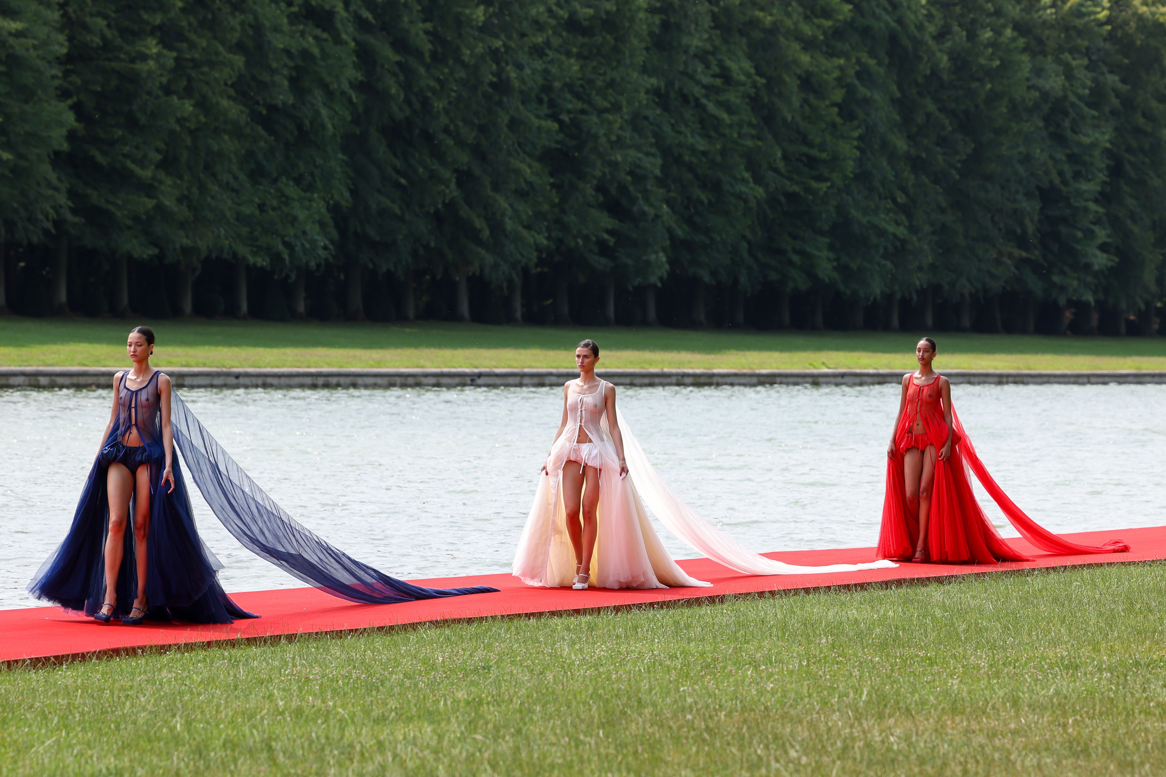 Jacquemus' Fall/Winter 2023-2024 collection at Versailles - The