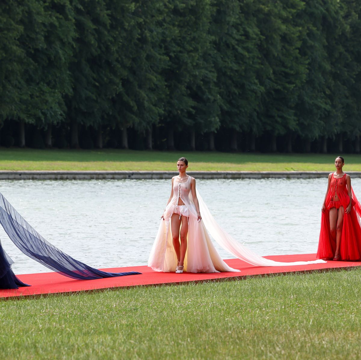 Jacquemus' Versailles show was an ode to Princess Diana