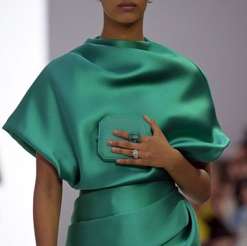 a model presents a creation by fendi during the womens haute couture fallwinter 20232024 fashion week in paris on july 6, 2023 photo by alain jocard afp photo by alain jocardafp via getty images