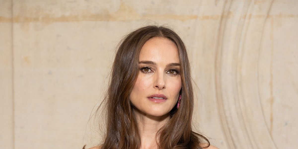 Natalie Portman Dons Floral Strapless Dress for Dior Couture Show – WWD