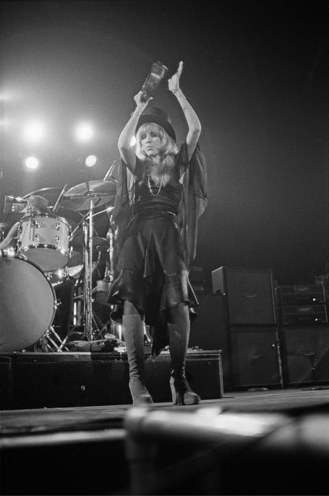 stevie nicks, performing yale coliseum new haven, connecticut 1975