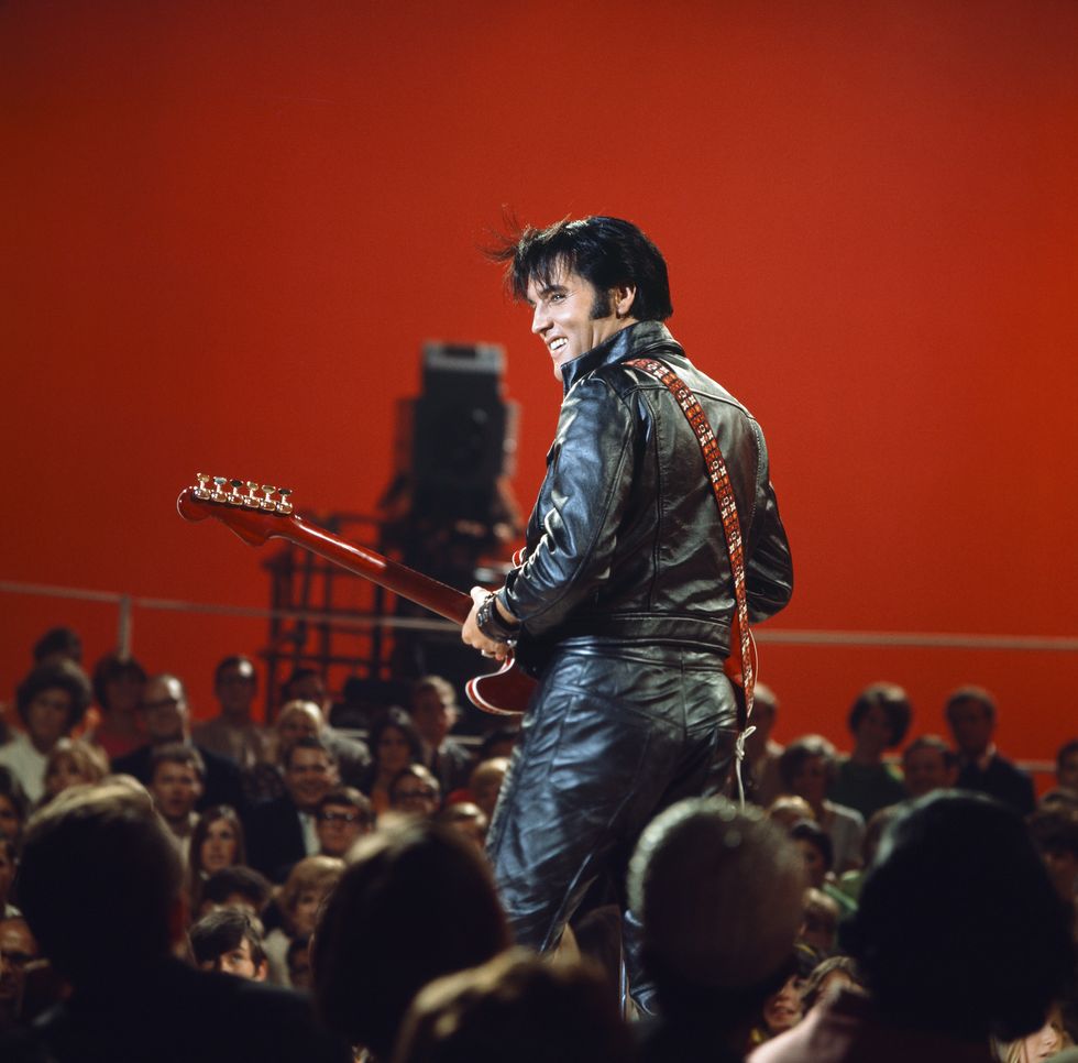 Elvis Presley during his '68 Comeback Special on NBC.