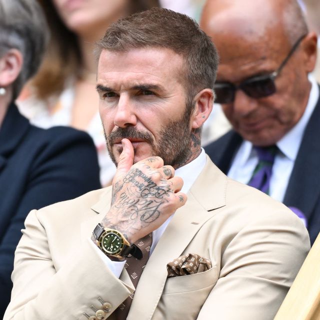 london, england july 05 david beckham attends day three of the wimbledon tennis championships at all england lawn tennis and croquet club on july 05, 2023 in london, england photo by karwai tangwireimage