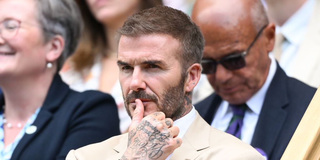 David Beckham Aces Wimbledon Attire (Again)
