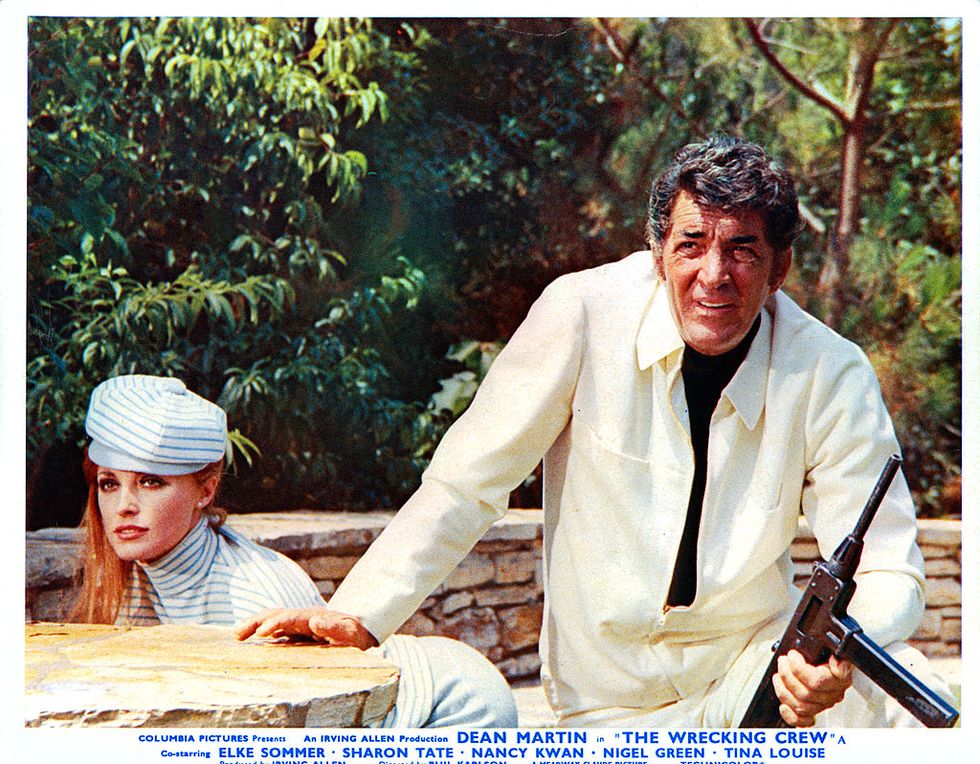 Sharon Tate And Dean Martin In 'The Wrecking Crew'