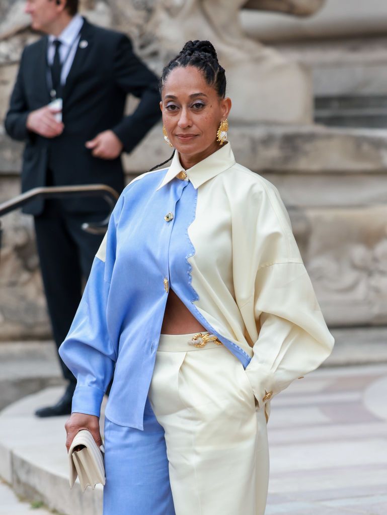 paris, france july 03 tracee ellis ross attends the schiaparelli haute couture fallwinter 20232024 show as part of paris fashion week on july 03, 2023 in paris, france photo by arnold jerockigetty images