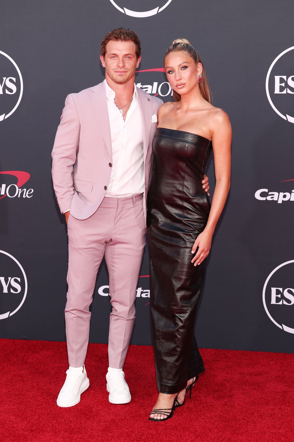 braxton berrios and alix earle at the 2023 espys held at dolby theatre on july 12, 2023 in los angeles, california photo by christopher polkvariety via getty images