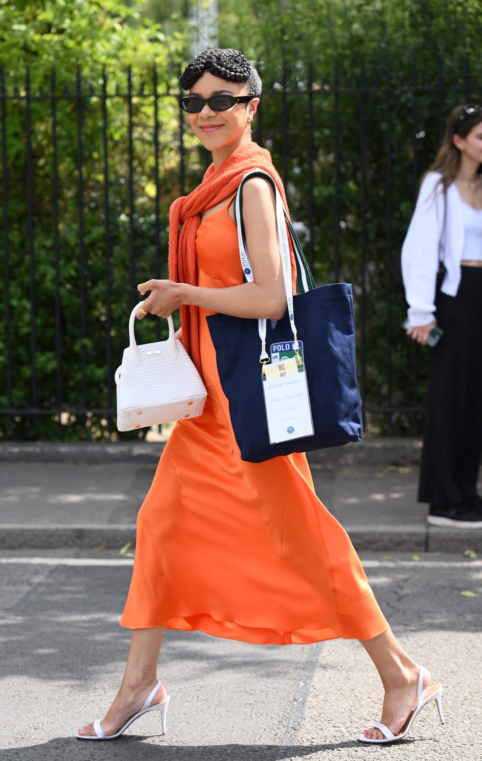 Queen Charlotte's India Amarteifio attends Wimbledon