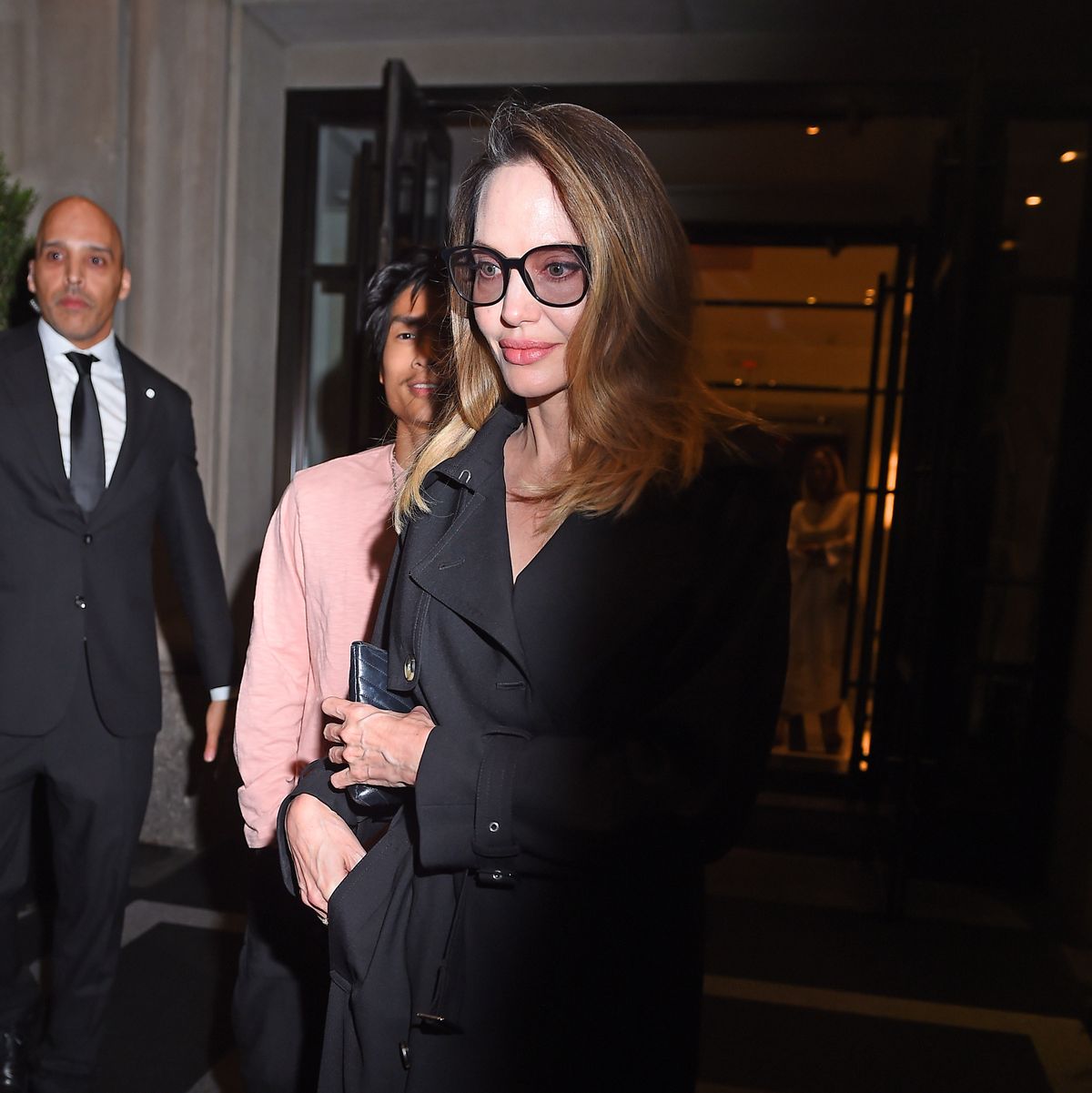 Angelina Jolie Proves All You Need This Fall is a Big, Big Coat