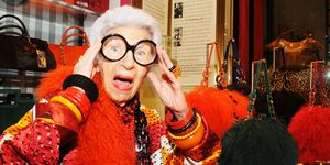 new york, ny   october 12 fashion icon iris apfel attends the iris apfel handbag collection launch at henri bendel on october 12, 2012 in new york city  photo by desiree navarrogetty images