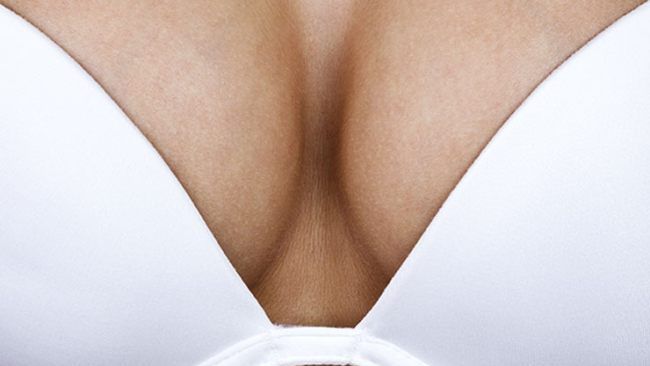 Premium Photo  Sexy woman breast in bra. closeup girl boob or big