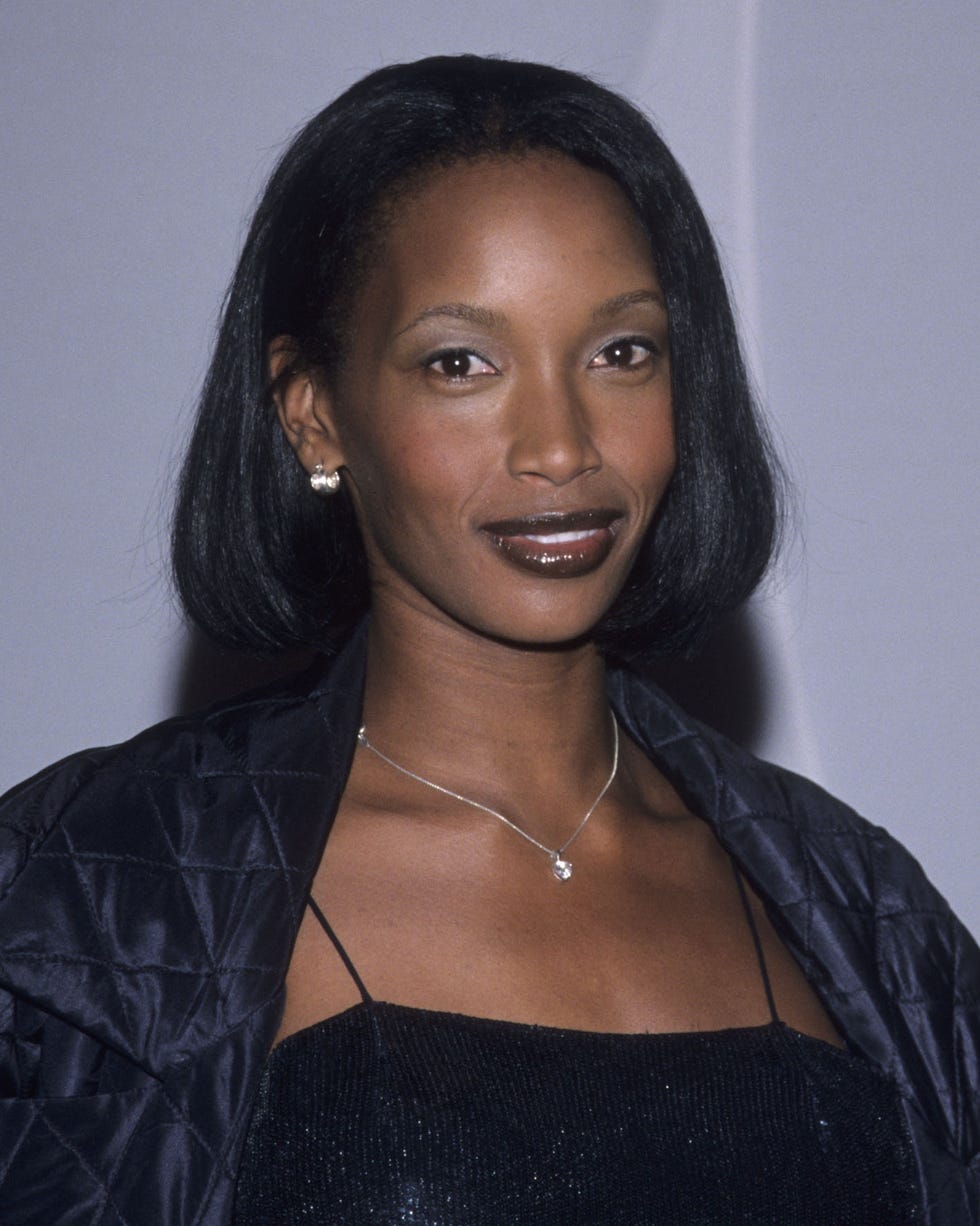 model beverly peele attends brite night whitney fundraising gala on march 9, 1999 at the whitney museum in new york city. (photo by ron galella, ltd./ron galella collection via getty images)