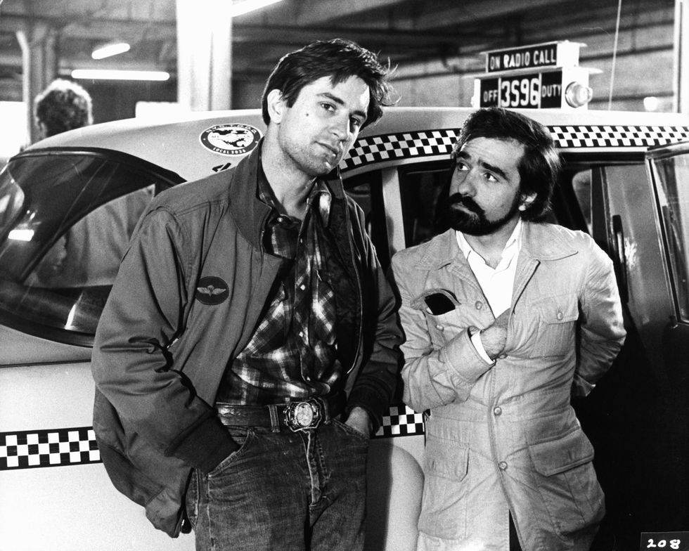 Robert De Niro And Martin Scorsese In 'Taxi Driver'