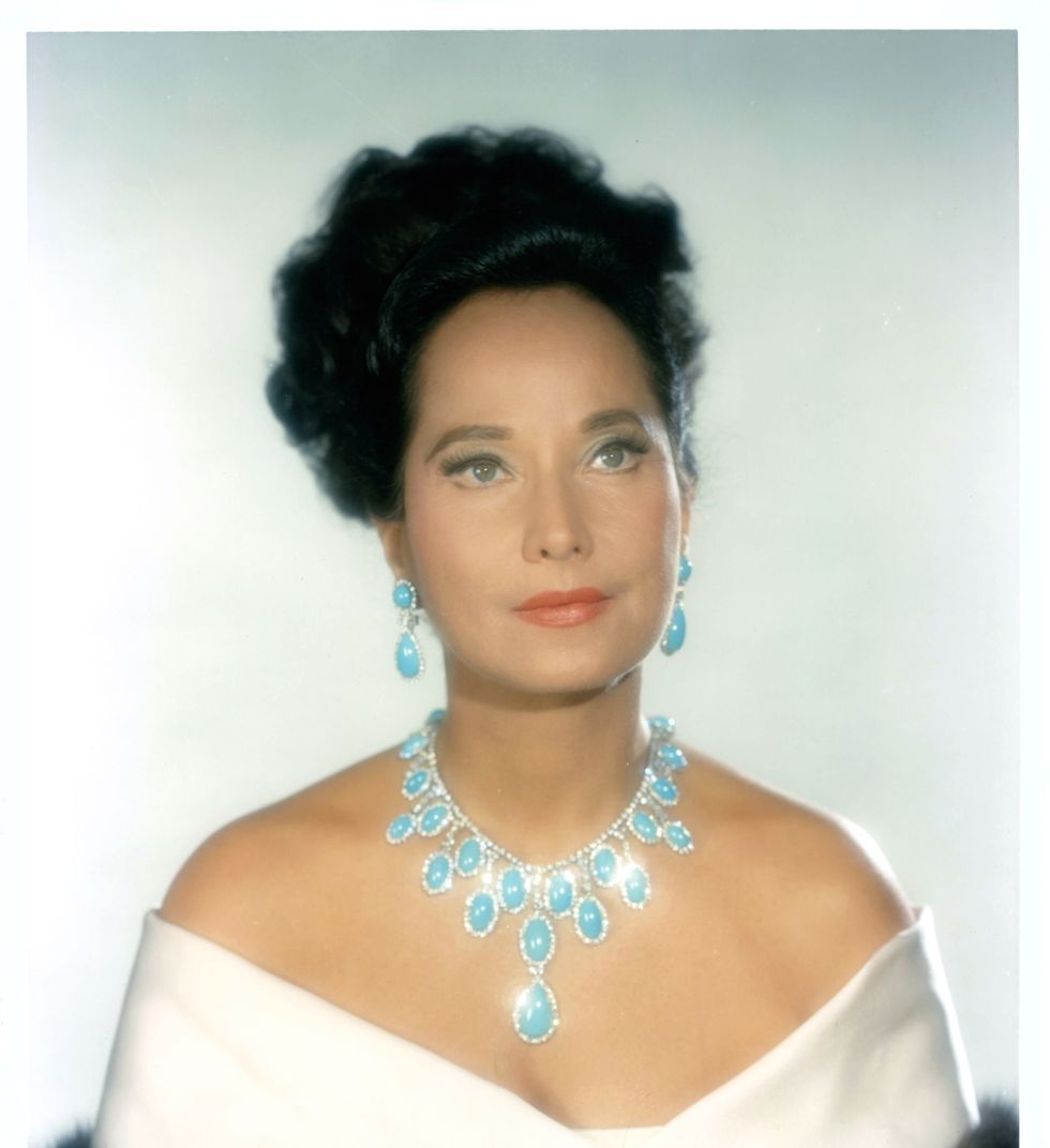merle oberon in publicity portrait for the film hotel, 1967 photo by warner brothersgetty images