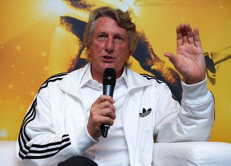 barcelona, spain november 23 dick fosbury of the united states in press conference during the preview day of the iaaf athlete of the year award at the iaaf centenary gala on november 23, 2012 in barcelona, spain photo by manuel queimadelos alonsogetty images