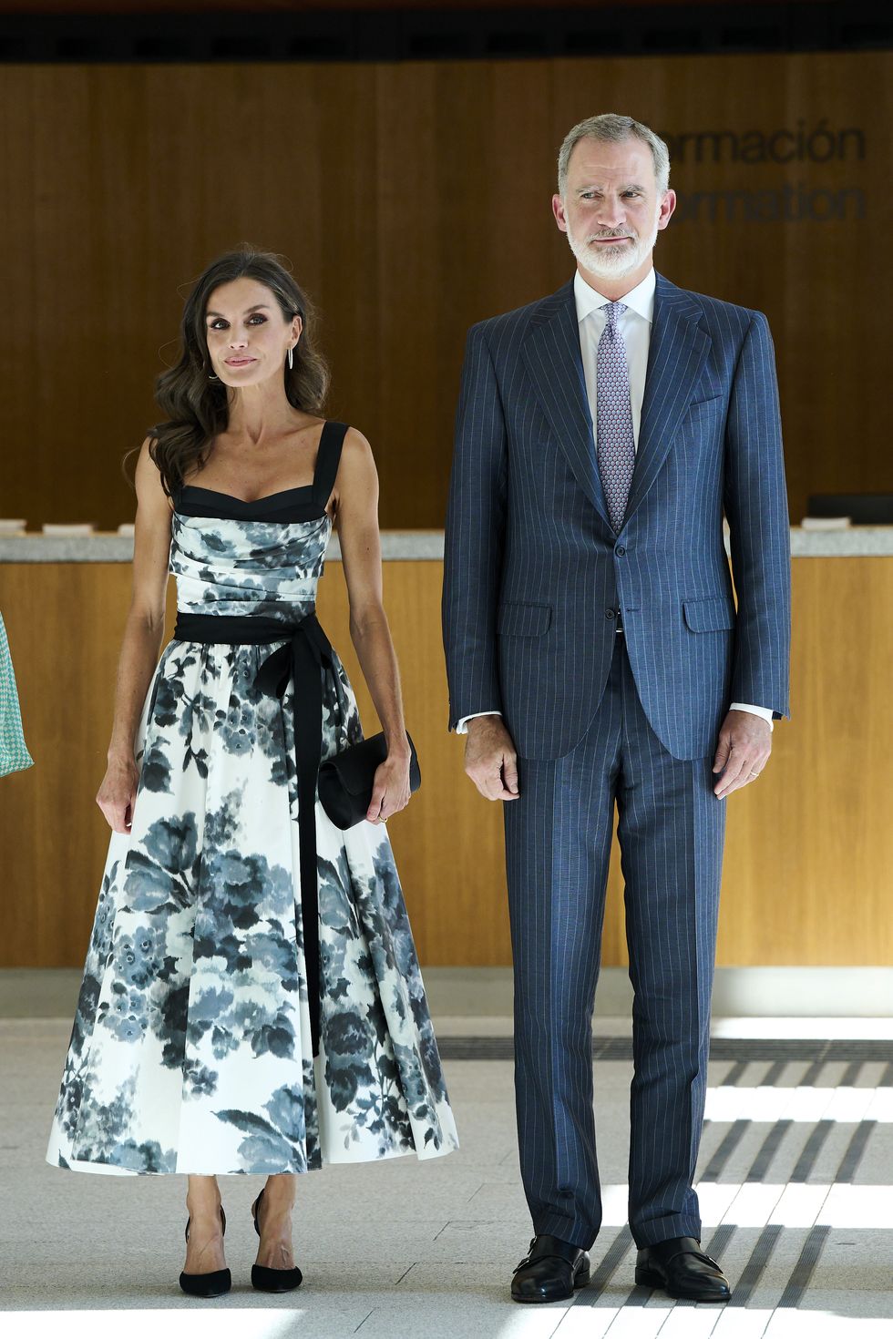 Madrid, Spain On July 25, King Felipe VI of Spain and Queen Letizia of Spain will open the gallery of the royal collections of the new museum on July 25, 2023 in Madrid, Spain.  Photo: Carlos Alvarezgetty images
