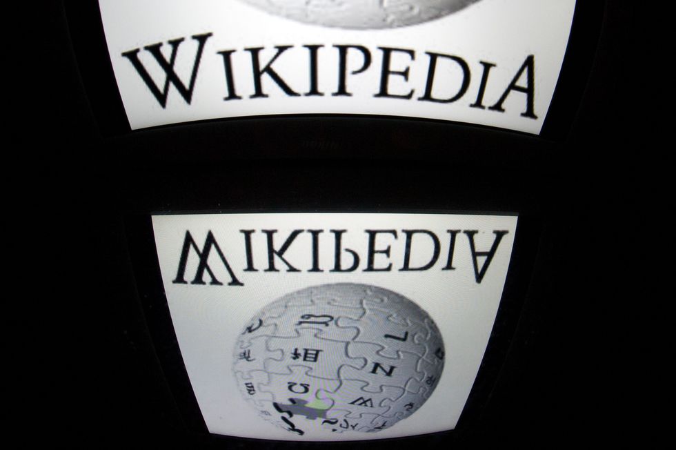 the wikipedia logo is seen on a tablet screen on december 4, 2012 in paris afp photo  lionel bonaventure photo by lionel bonaventure  afp photo by lionel bonaventureafp via getty images