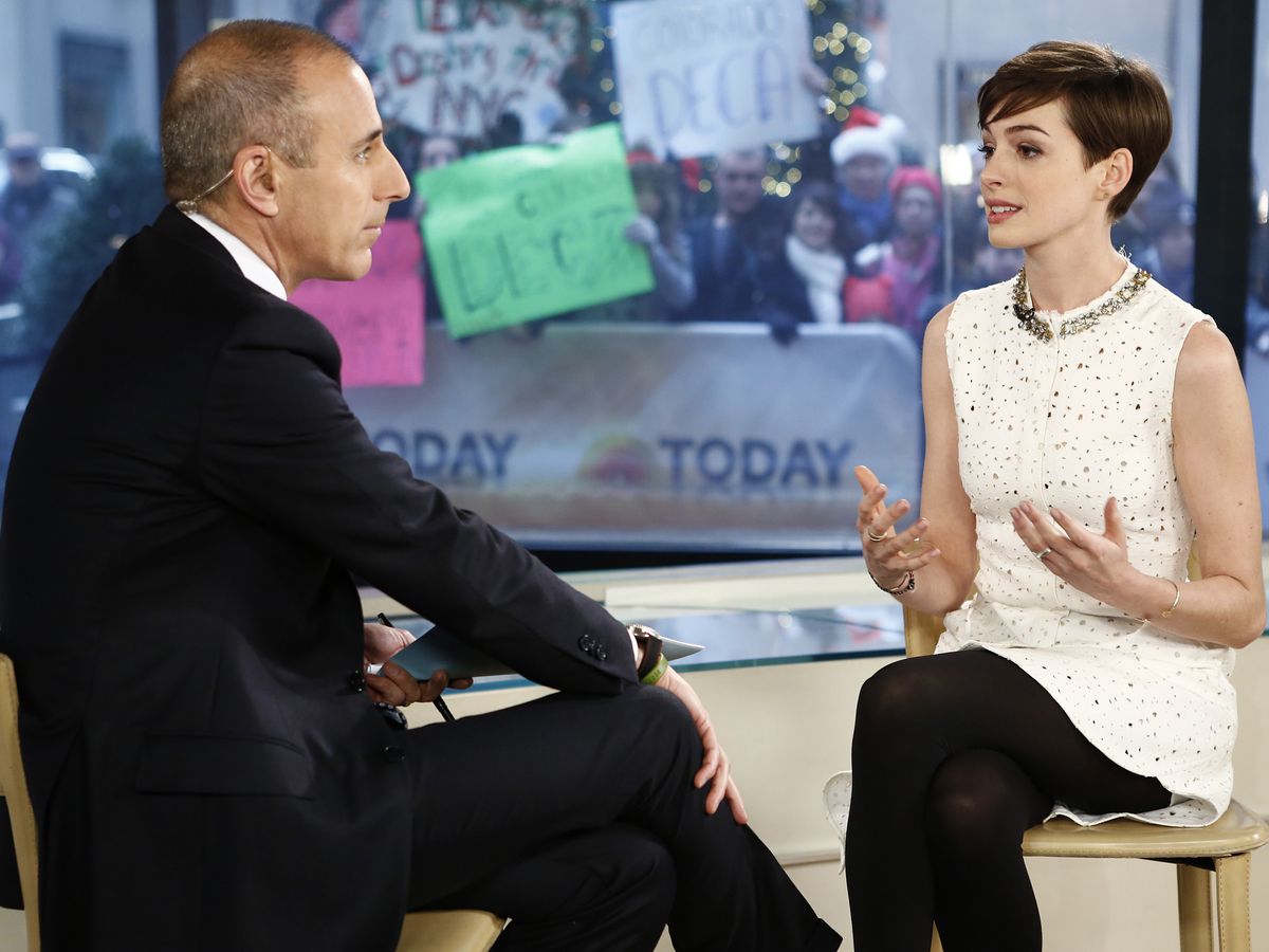 1200px x 900px - Remember Matt Lauer's Creepy 2012 Interview With Anne Hathaway?